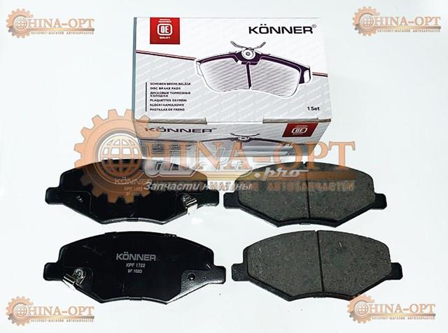 Klocki hamulcowe przednie tarczowe Konner KPF1722 cena, od 15,77 USD