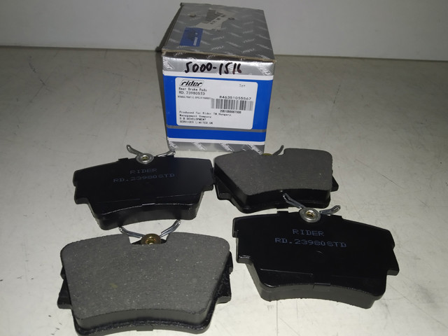 Okładziny (klocki) do hamulców tarczowych tylne Rider RD23980STD cena, od 34,46 USD