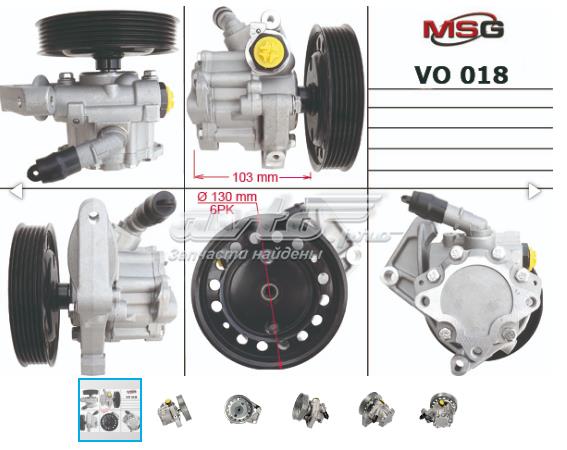 Pompa wspomagania hydraulicznego kierownicy VO018 MSG
