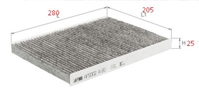 Filtr kabiny Alpha Filter AF5002A cena, od 7,76 USD
