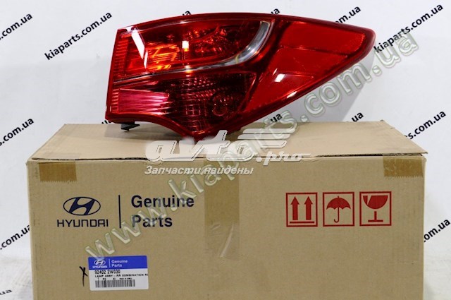 Lampa zespolona tylna prawa zewnętrzna Hyundai/Kia 924022W030