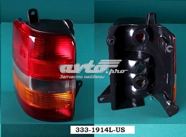 Lampa zespolona tylna lewa Jeep Grand Cherokee SUV (EUROPA ZJ) (1991 - 1999) cena, od 65,14 USD