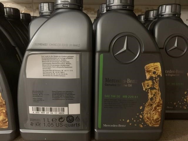 Olej do silnika Mercedes A000989690611 cena, od 17,63 USD
