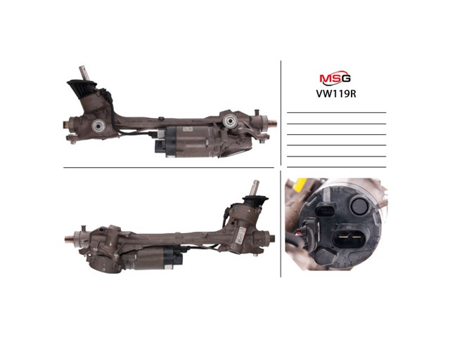 Listwa kierownicza (maglownica) VAG 5QB423056B