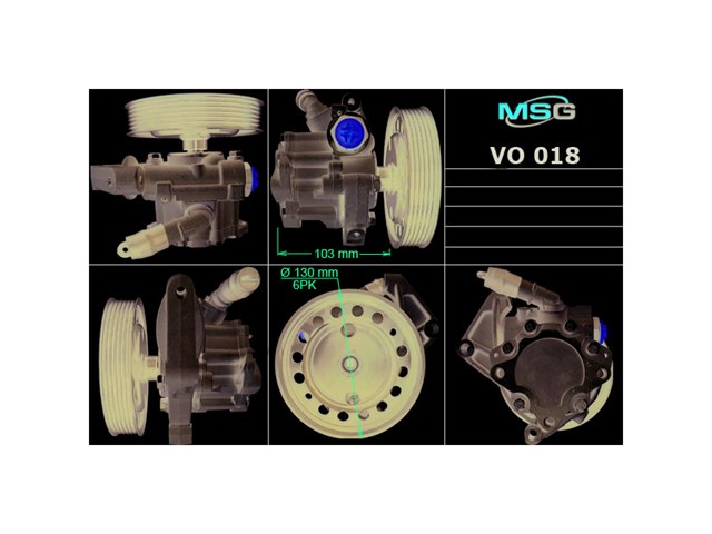 VO018 MSG Pompa wspomagania hydraulicznego kierownicy