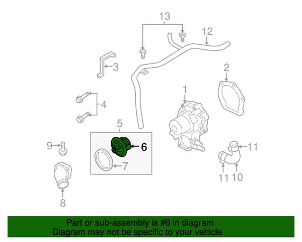 Termostat 21200AA200 Subaru
