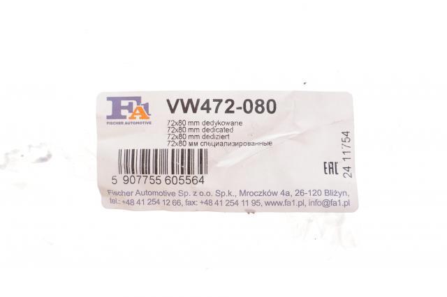 Filtr cząstek stałych układu wydechowego VW472080 FA1