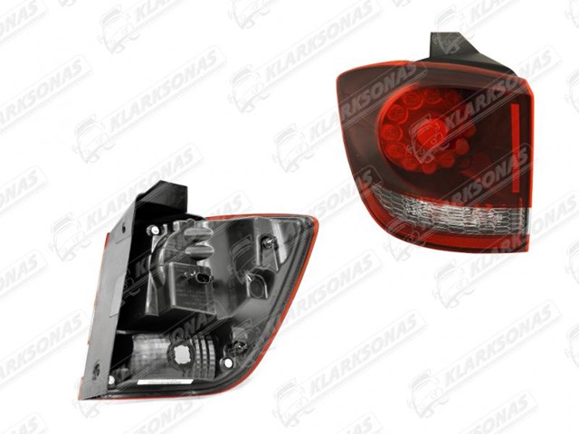 Lampa zespolona tylna lewa zewnętrzna Chrysler 68227119AA
