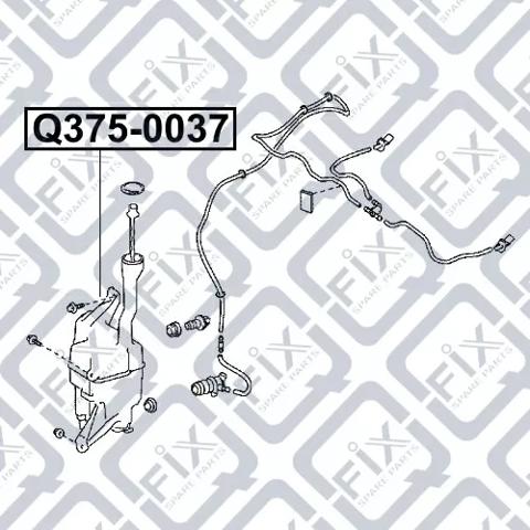 Q3750037 Q-fix Zbiorniczek spryskiwacza szyb