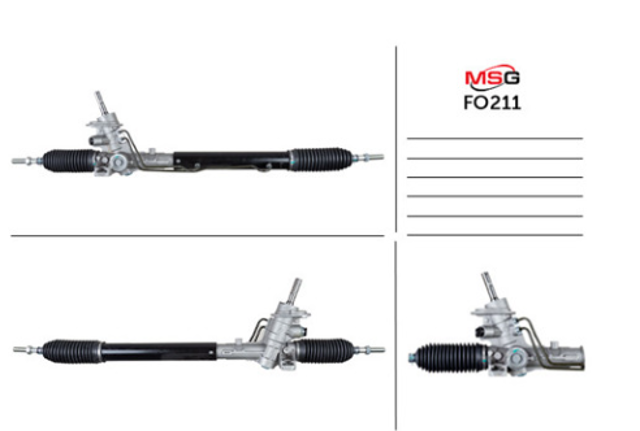Listwa kierownicza (maglownica) MSG FO211 cena, od 378,29 USD