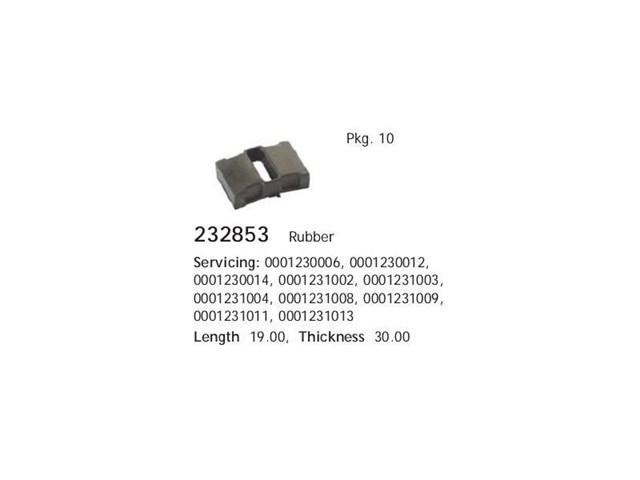 Zestaw naprawczy rozrusznika 232853 Cargo