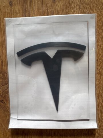 Emblemat na klapę bagaznika (znaczek firmowy) do Tesla Model 3  5YJ3