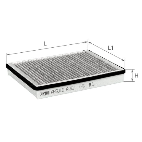Filtr kabiny Alpha Filter AF5010A cena, od 8,69 USD