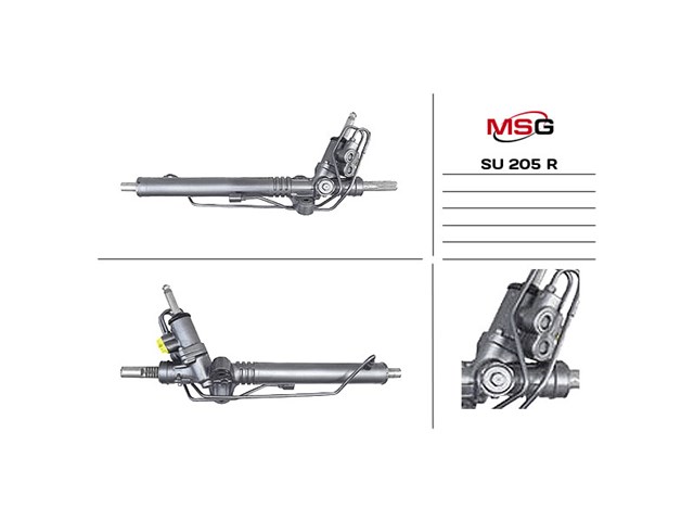 Listwa kierownicza (maglownica) MSG Rebuilding SU205R