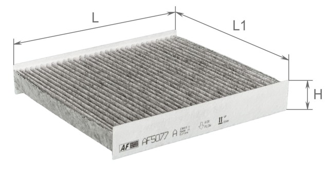 Filtr kabiny Alpha Filter AF5077A cena, od 5,54 USD