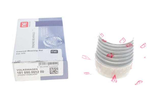 Panewki korbowodowe wału korbowego, zestaw, standardowe (STD) 181050001200 NE/NPR