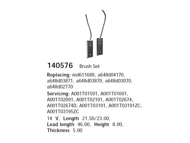 Szczotka alternatora Cargo 140576 cena, od 1,61 USD