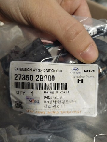 Do koszyka 273502B000 Hyundai/Kia Zestaw przewodów wysokiego napięcia