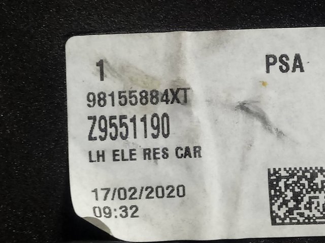 Lusterko wsteczne lewe 98155884XT Peugeot/Citroen
