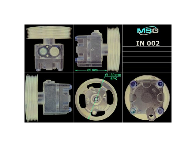 Pompa wspomagania hydraulicznego kierownicy MSG IN002 cena, od 160,17 USD