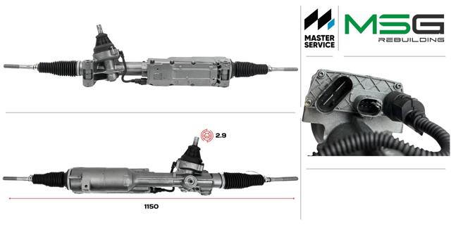 Listwa kierownicza (maglownica) MSG Rebuilding AU402NL00RT cena, od 1208,90 USD