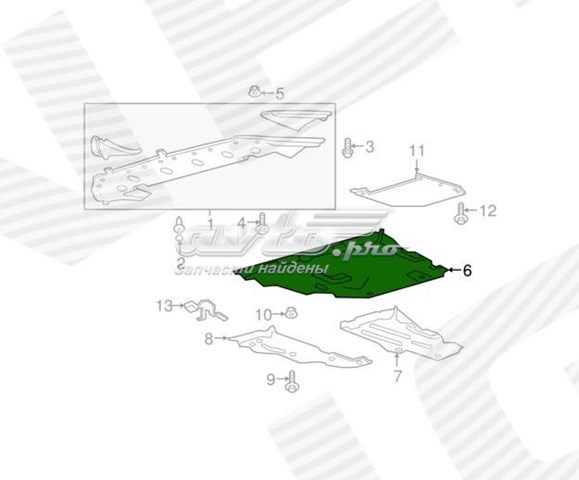 Osłona silnika, miski (przedziału silnika) Ford Edge II SUV (CD539) (2014 - 2024) cena, od 178,99 USD