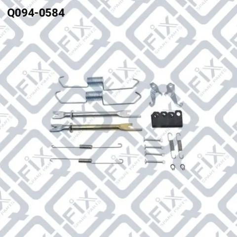 Do koszyka Q0940584 Q-fix Samoregulator szczęk hamulcowych (zestaw naprawczy)