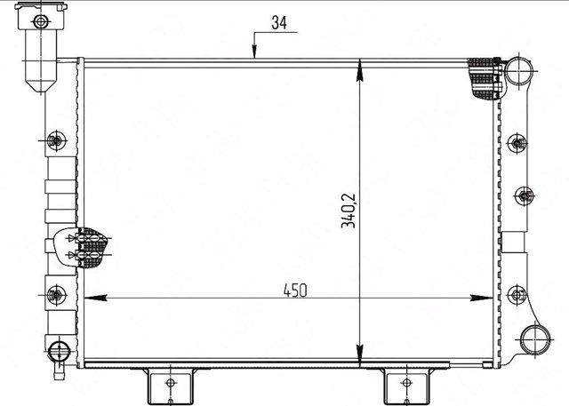 Do koszyka 210731301012 DK Chłodnica silnika