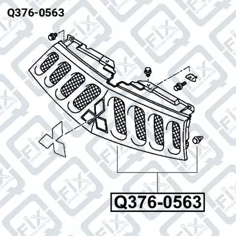 Atrapa chłodnicy do Mitsubishi L 200 IV KA, KB