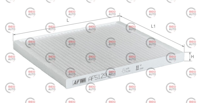 Filtr kabiny Alpha Filter AF5129 cena, od 7,46 USD