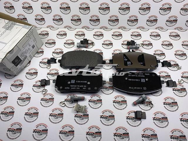 Klocki hamulcowe przednie tarczowe Mercedes A0004203905 cena, od 259,82 USD