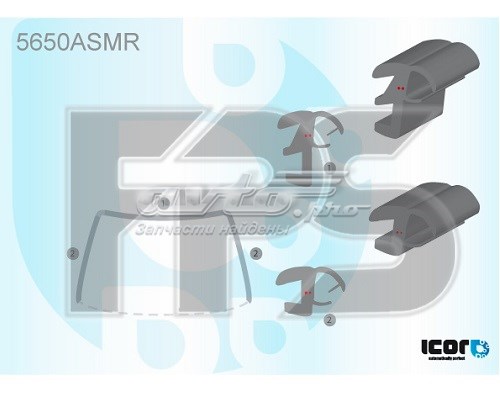 Listwa ochronna szyby przedniej Mitsubishi Pajero SPORT I SUV (K90) (1996 - 2009) cena, od 122,18 USD