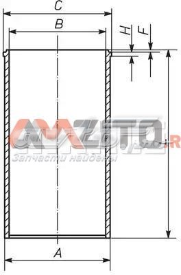 029 WV 20 00 Mahle Original tuleja tłoka