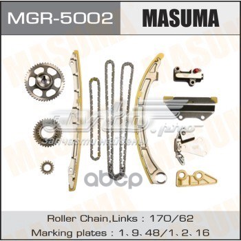 Łańcuch rozrządu, zestaw Masuma MGR5002 cena, od 249,73 USD