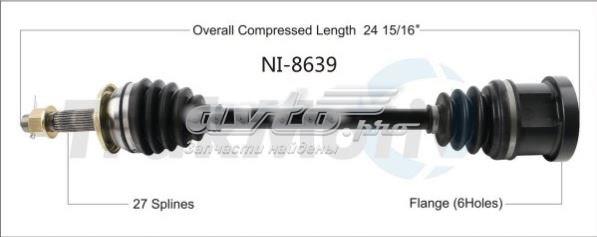 Półoś napędowa przednia lewa Infiniti Q50 sedana (V37) (2013 - 2026) cena, od 166,78 USD