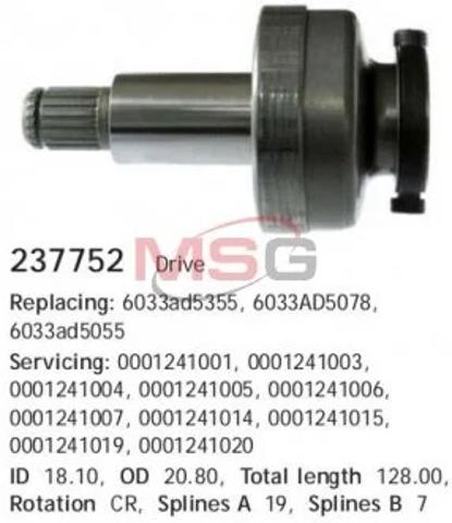 Bendiks rozrusznika Cargo 237752 cena, od 50,84 USD