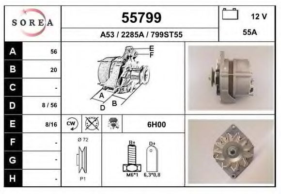 Uszczelka przepustnicy 55799 Asam