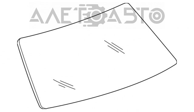 68295716AA Chrysler Szyba przednia