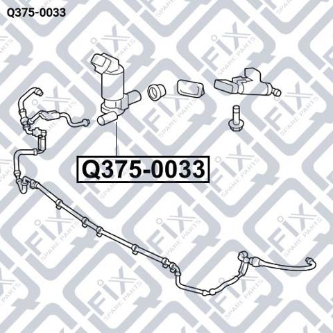 Pompka spryskiwacza reflektorów Q-fix Q3750033 cena, od 17,33 USD