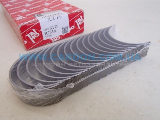 Panewki korbowodowe wału korbowego, zestaw, standardowe (STD) R733ASTD Taiho