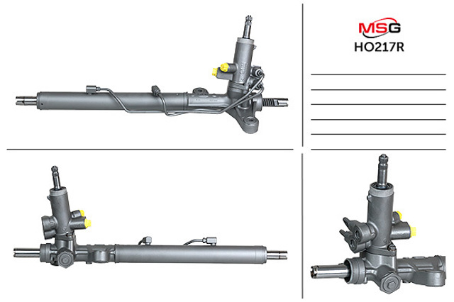 Listwa kierownicza (maglownica) MSG Rebuilding HO217R cena, od 216,84 USD