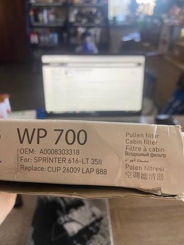 Do koszyka WP700 Wunder Filtr kabiny