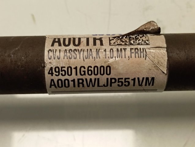 49501G6000 Hyundai/Kia Półoś napędowa przednia prawa