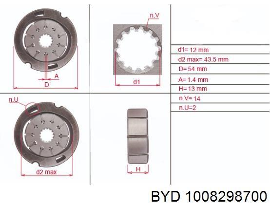 Pompa wspomagania hydraulicznego kierownicy 5710034001 Hyundai/Kia
