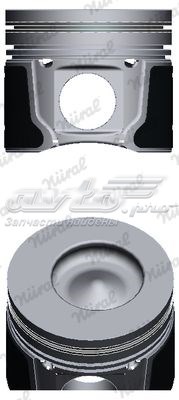 8743700700 Nural Tłok, komplet na 1 cylinder, 2. naprawa (+0,50)