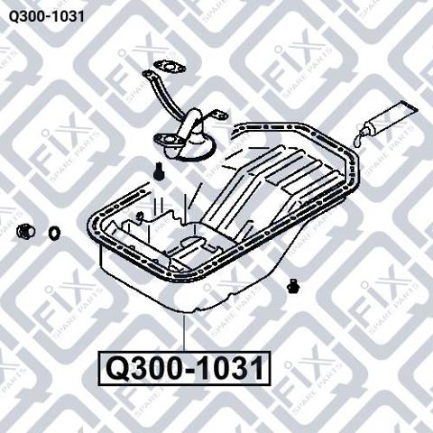 Miska olejowa silnika Q-fix Q3001031 cena, od 113,46 USD