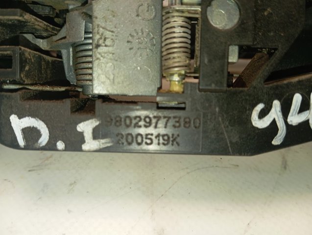 9802977380 Fiat/Alfa/Lancia Pałąk zewnętrznej klamki drzwi tylnych lewych