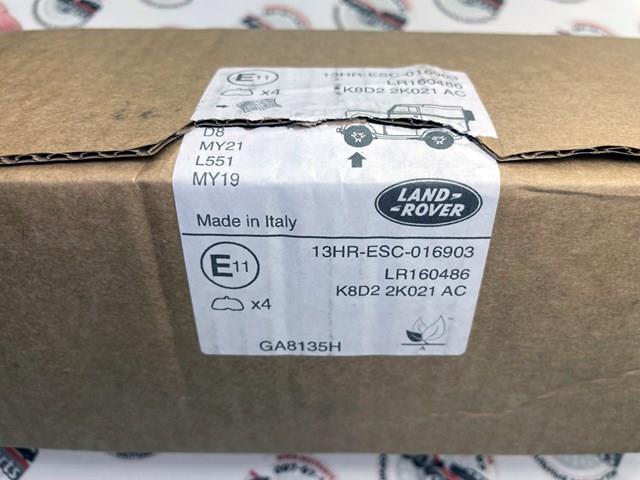 Klocki hamulcowe przednie tarczowe LR160486 Land Rover
