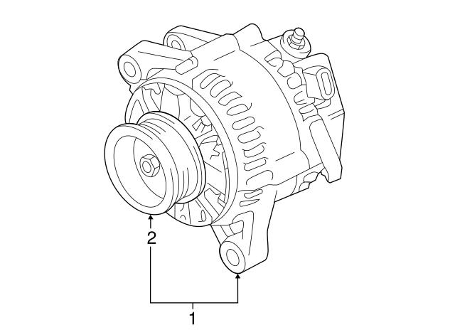 274150W063 Toyota Koło pasowe alternatora