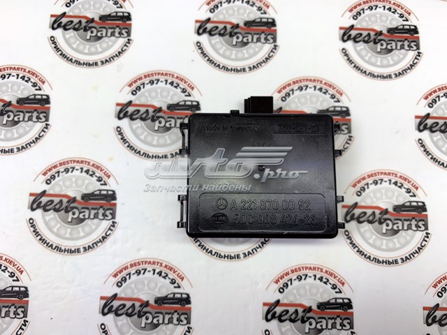 2218700092 Mercedes Czujnik deszczu